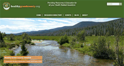 Desktop Screenshot of healthygrandcounty.org
